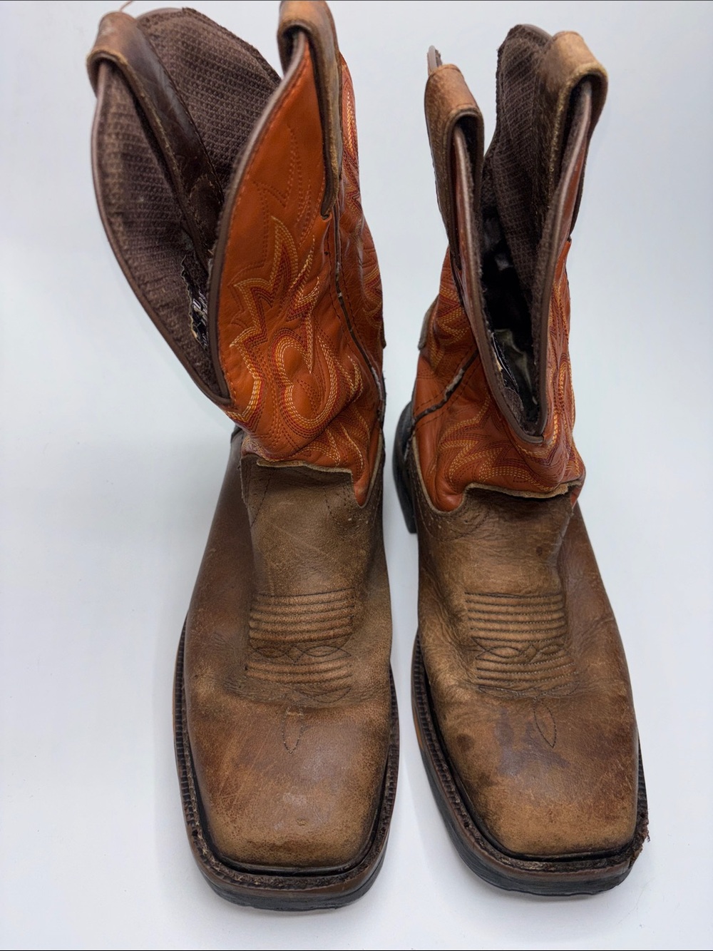 Justin Boots Original Workboots Western Leather Boots Men's 7D Style WK4944